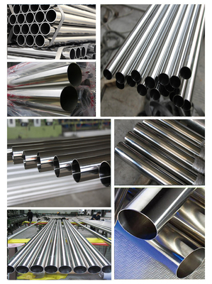 Pipe en acier inoxydable double de haute qualité à bas prix 2 pouces 2 mm d'épaisseur Ss 202 304/304L/316/316L ronde Pipe en acier inoxydable 12 mm