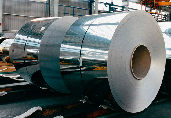 Fabricant 2b Ba n° 1 n° 4 Hl 8K laminé à froid 201 304 304L 316 316 316L 309S 310S 321 430 2205 904L bobine en rouleau en acier inoxydable
