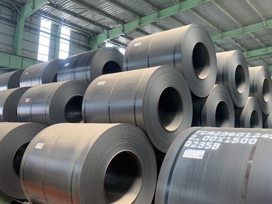 Coil en acier doux laminé à chaud Astm A36 Q275 Q355 Ss400 S235jr Ms Hr Coil Prime Hrc Steel Roll Black Low Carbon Steel Coil Strip
