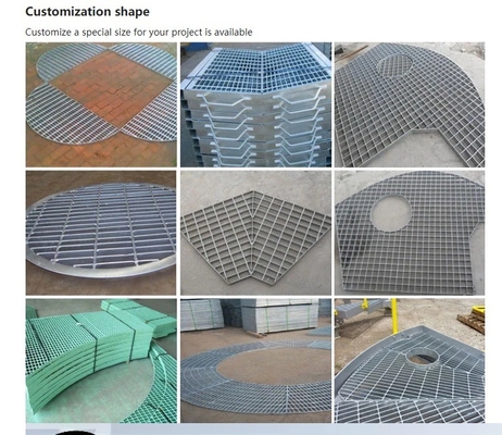 Grille métallique en acier Plateforme de construction à chaud galvanisée de qualité Industrie en acier Grille de plancher en acier