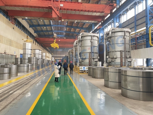 Crc Jis Astm Dc01 Spcc Épaisseur 0,2-3 mm Faible teneur en carbone Normalement huilée en acier laminé à froid