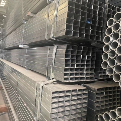 En10219 St37-2 20x20 25x25 40x40 50x50 60x60 20x40 30x50 150x150 Tubes à section creuse carrées en acier galvanisé