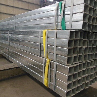 En10219 St37-2 20x20 25x25 40x40 50x50 60x60 20x40 30x50 150x150 Tubes à section creuse carrées en acier galvanisé