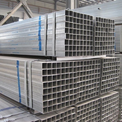 En10219 St37-2 20x20 25x25 40x40 50x50 60x60 20x40 30x50 150x150 Tubes à section creuse carrées en acier galvanisé