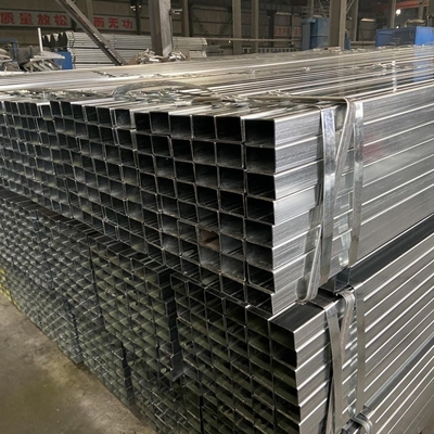 En10219 St37-2 20x20 25x25 40x40 50x50 60x60 20x40 30x50 150x150 Tubes à section creuse carrées en acier galvanisé