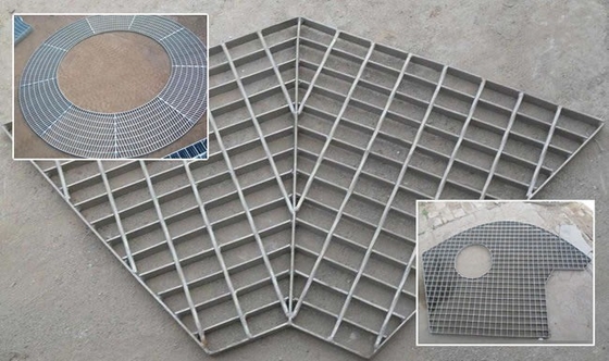 Chine Fabricant 100mm grille couverture circulaire en acier inoxydable G316 en acier inoxydable dôme grille plancher Frain