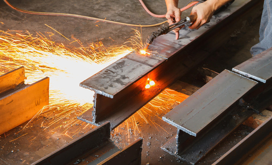 Chine fabrication d'acier au carbone à prix pas cher h poutre hn 250 x 125 de qualité q235b q345b