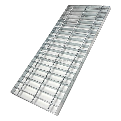 grilles de revêtement de sol en treillis métalliques galvanisées grille de treillis de 32x5 mm