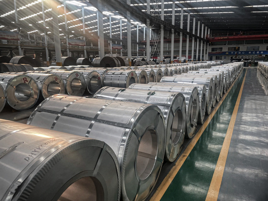 Az40 Galvalume Coil d'acier 55% Al - Zn Alloy Steel Plate Coil galvanisé Fabrication professionnelle Galvalume Coil d'acier
