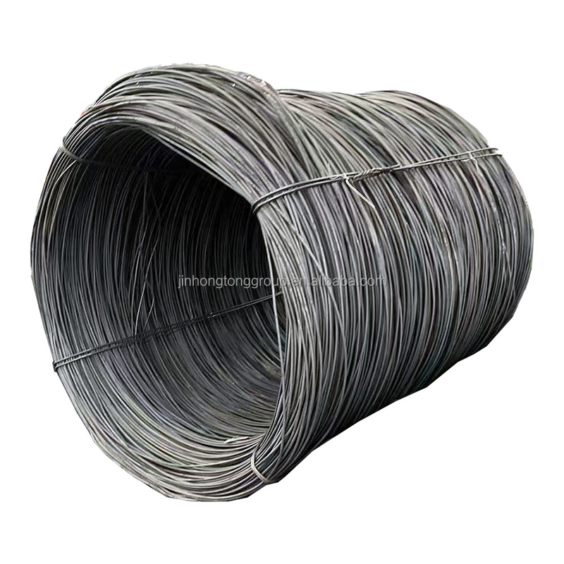 Barre de fil d'acier à haute teneur en carbone 5,5 mm 6,5 mm laminée à chaud Q195 SAE1008 pour la fabrication d'ongles Certifié ISO9001 2008