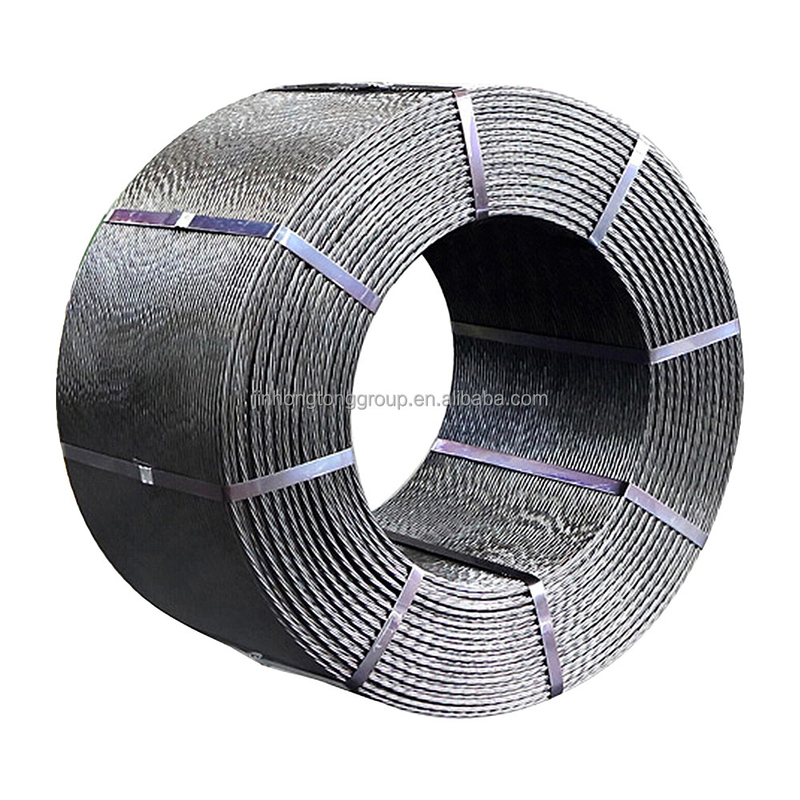 Fil de haute traction non allié destiné à la construction Pré-tensé Franges de béton liées PT câbles Pré-tensant Franges d'acier
