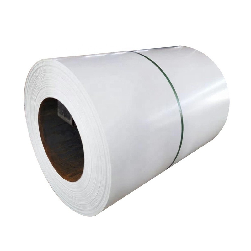 0.4 mm Ppgl Dans les bobines d'acier d'acier revêtu de couleur Ppgi 0,3-0,8 mm Ppgi Feuille de construction métallique 3d Structure bois Grain Ppgi Acier