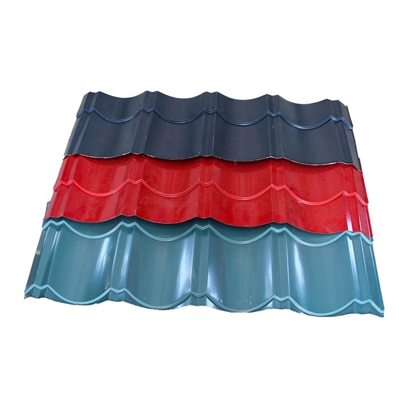 AISI/ASTM/JIS/EN/GB Standard Ppgl Plaque de toit en acier galvanisé revêtu de couleur pour une largeur personnalisée