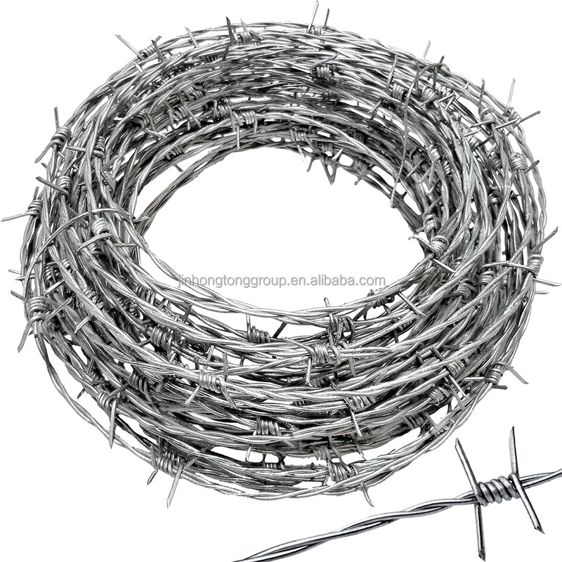 Fil barbelé galvanisé trempé à chaud BWG16 soudé avec protection anti-corrosion