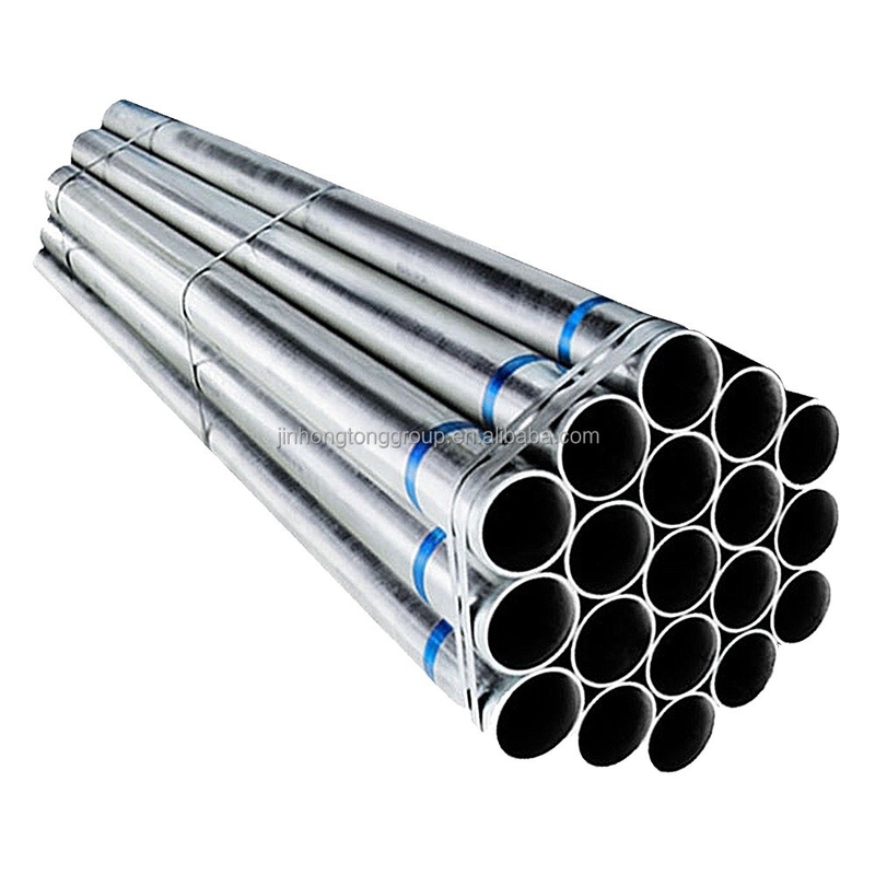 Pipe d'acier galvanisée à chaud tube carré 0,4 mm-2 mm épaisseur de couche de zinc Z40-Z700