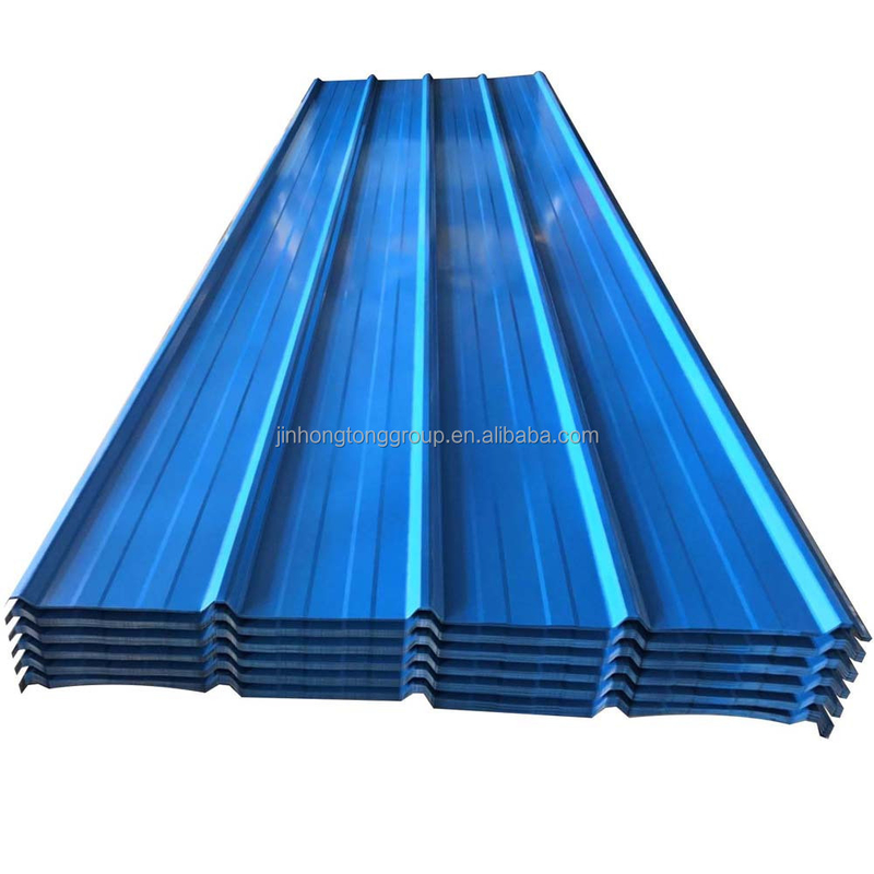 Couleur personnalisée Surface matte RAL PPGI tôle de toiture en métal ondulé en rouleaux laminés à froid