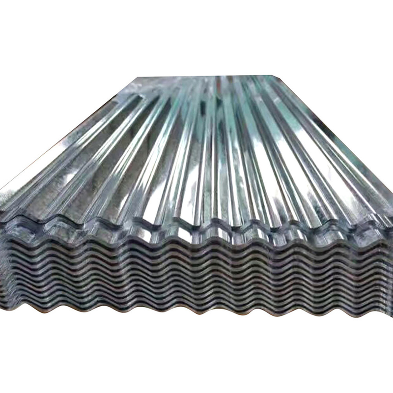 Plaques de toiture ondulées en aluminium zinc argent standard ASTM pour toiture en acier galvalume