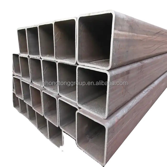 Tubes carrées galvanisées à chaud Tubes en fer 0,9 mm Gi Tubes perforés revêtus de poudre Tubes carrés en acier galvanisé