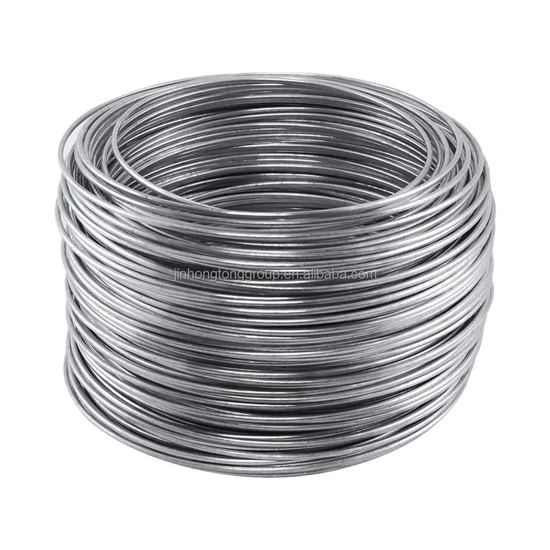 Q195 Q235 45 60 65 70 80 82B Fil galvanisé recouvert de zinc 0,5 mm 0,55 mm 0,6 mm 0,7 mm 1 mm 2 mm 3 mm 4 mm Fil de fer trempé à chaud