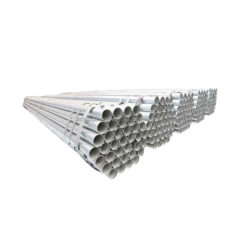 Pipe d'acier galvanisé ronde ASTM A36 Q235 avec certificat CE et revêtue de zinc 200-700 g/m2