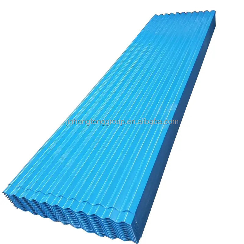 Matériau de construction SGCC/SGCD/SGCE/DX51D/DX52D/S250GD/S280GD ASTM A792 Plaque de toiture métallique ondulée revêtue de couleur galvalume