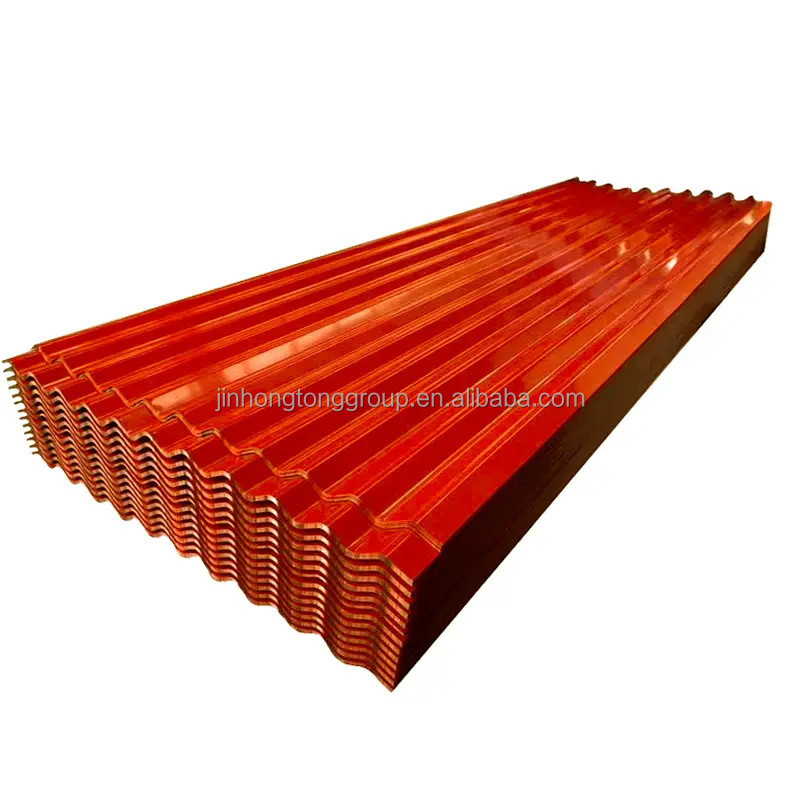 1 mm d'épaisseur Anticorrosion Plain/Colour Coated Aluminium Roof Galvanisée ondulée