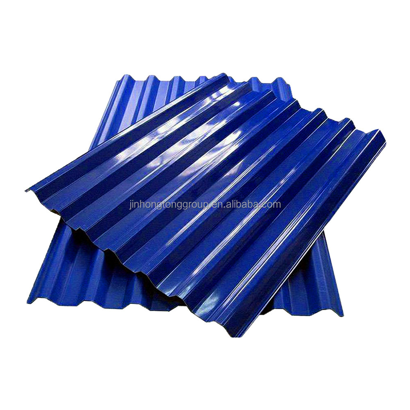 Plaque de toit en acier galvanisé ondulé de longueur personnalisée 0,15 mm 0,18 mm 0,22 mm d'épaisseur avec service de traitement de perforation
