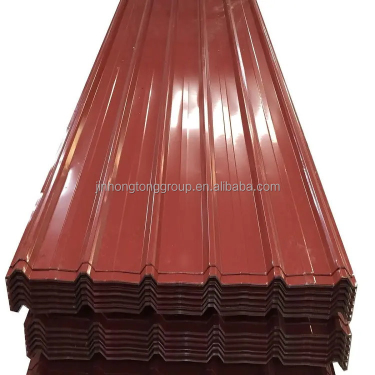 Faisceau de toiture en spangles zéro personnalisation GI/couleur revêtue en tôle ondulée 0,20 0,25 0,3 mm d'épaisseur PPGI RAL pour maisons