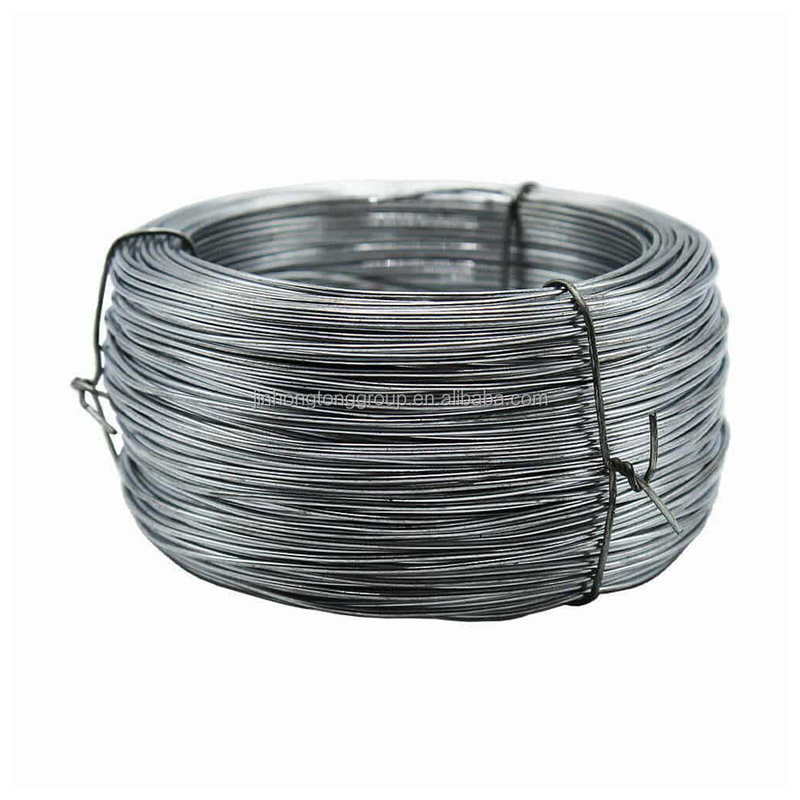 0.38-4mm diamètre de bobine fil de fer argent électro galvanisé fil galvanisé de 2 mm pour une liaison durable