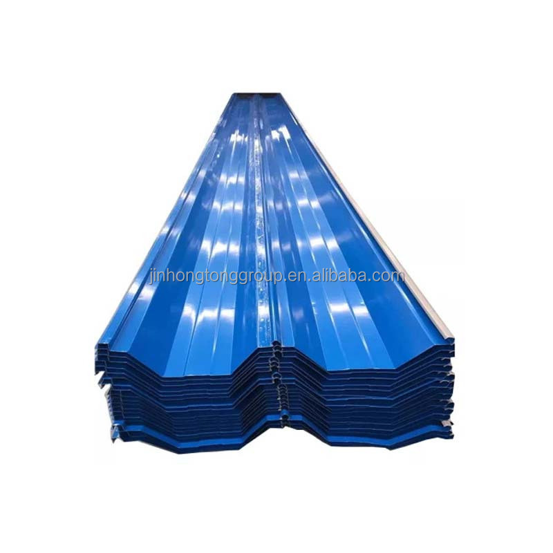 762-899 mm Largeur tôle d'acier onduléPPGI DX01 DX02 Carreaux de toit en métal revêtus de couleur pour bâtiments et ateliers