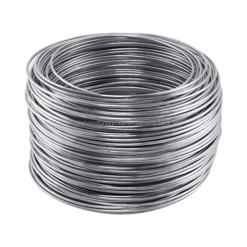 Demande du client galvanisé à chaud en acier doux MS GI fil 0,7 mm 0,8 mm 1,2 mm 1,6 mm 1,8 mm 2 mm de diamètre avec surface noire