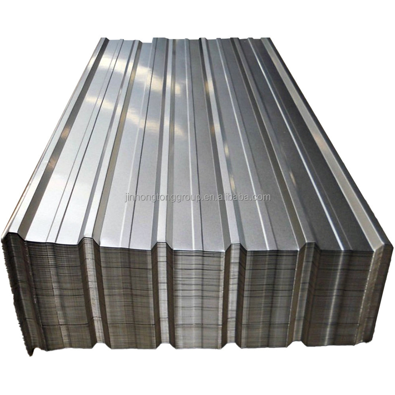 Z61-Z90 revêtement des carreaux de toiture en acier Gi Plaque de type T Carreaux ondulés Taille personnalisée et carreaux DX51D tôles de toiture galvanisées