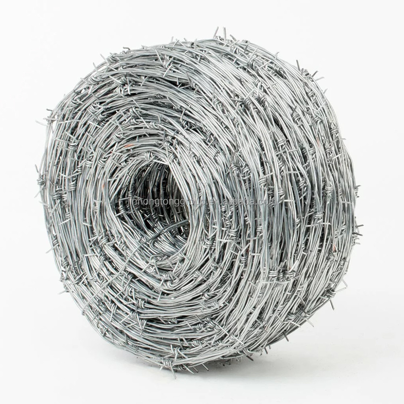 500 mètres fil de fer galvanisé barbelé pour clôture échantillon fil de fer de calibre 1,4 mm-2,6 mm galvanisé