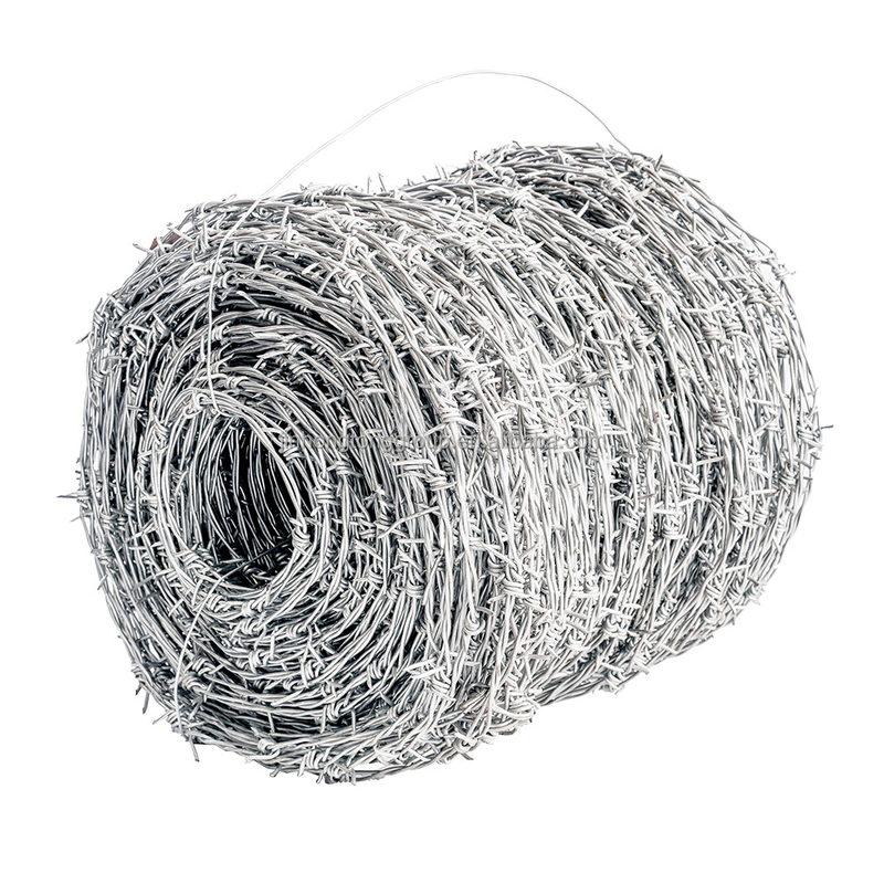 1.4mm-2.6mm épaisseur de fil de fer galvanisé en fil de fer barbelé pour les besoins personnalisés