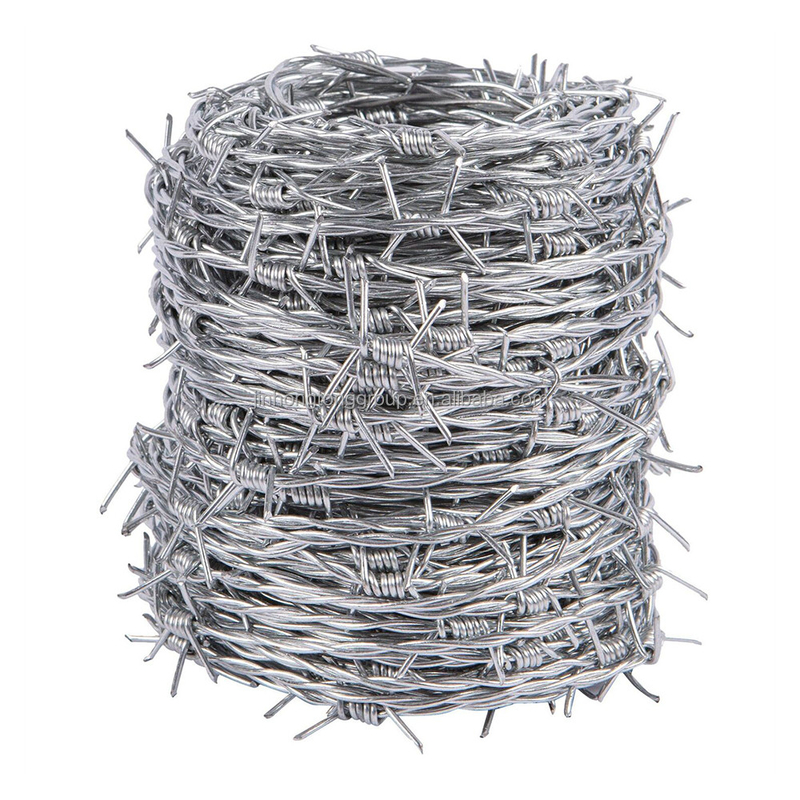 Fil barbelé galvanisé trempé à chaud pour la construction de maillage de protection clôture de sécurité PVC revêtu de fer 50 kg certifié BSCI