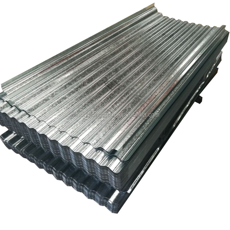 1800-2000 mm Panneaux de toiture en métal courbes de longueur Zinc galvanisé acier ondulé Pre-propriété tôles de toiture galvanisées pour plafond