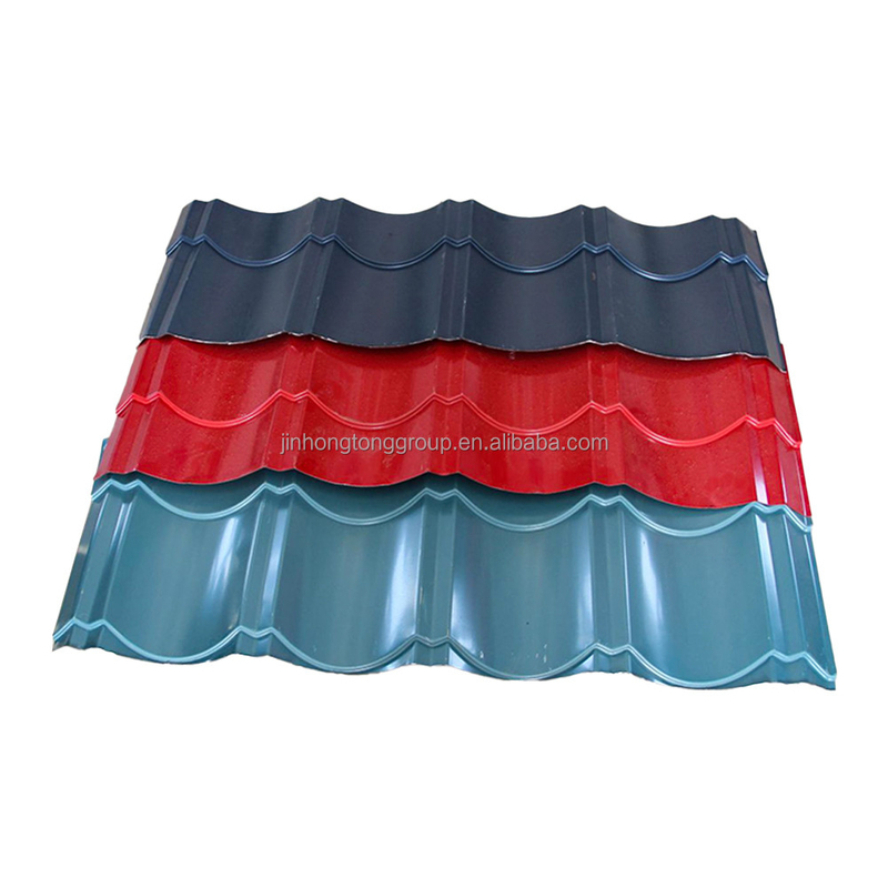 Épaisseur 0,2 4 mm Plaque d'acier galvanisé ondulé revêtue de couleur de 4 pieds x 8 pieds pour les toits SGCC/CGCC/DX51D Z/Q195-Q345