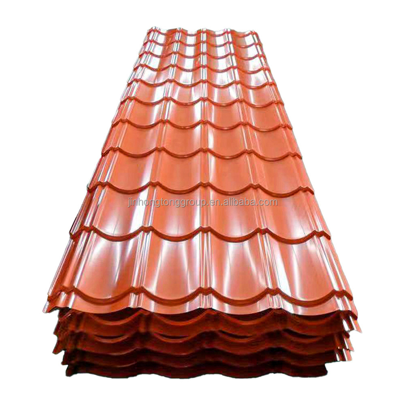 Plaque de toiture prépeinte Ppgl Panneau de toiture galvanisé Ppgi THK SGCC DC51D 0,2 4 mm ASTM Standard