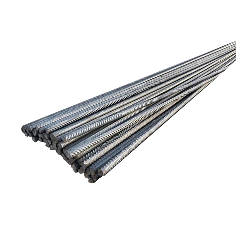 HRB400 HRB335 Barre en acier D10 D12 D16 D20 Barre ronde déformée Longueur 6m 8m 9m 12m pour le renforcement du béton