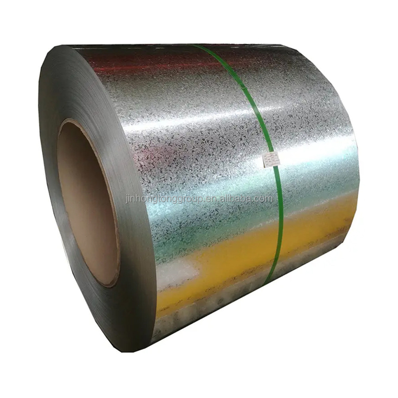 Matériau de construction DX51D Z gi en acier galvanisé revêtu de zinc en rouleau/bande/bobine avec spangle minimum et certificat BIS