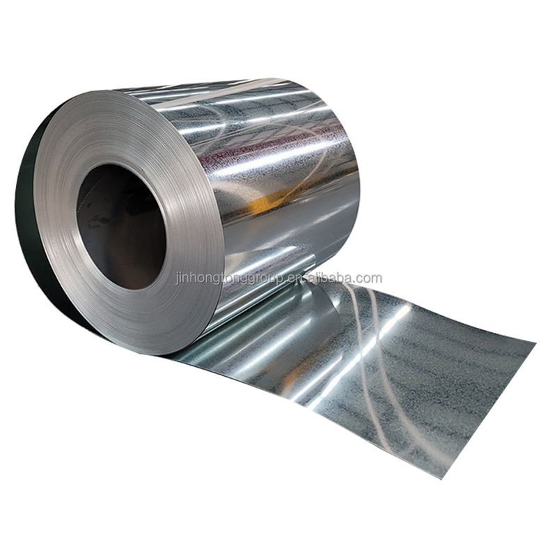 Coil d'acier galvanisé doux Dx51d Z80 Spangle régulier enduit de zinc Coil de fer trempé à chaud 0,35 mm d'épaisseur pour la norme JIS