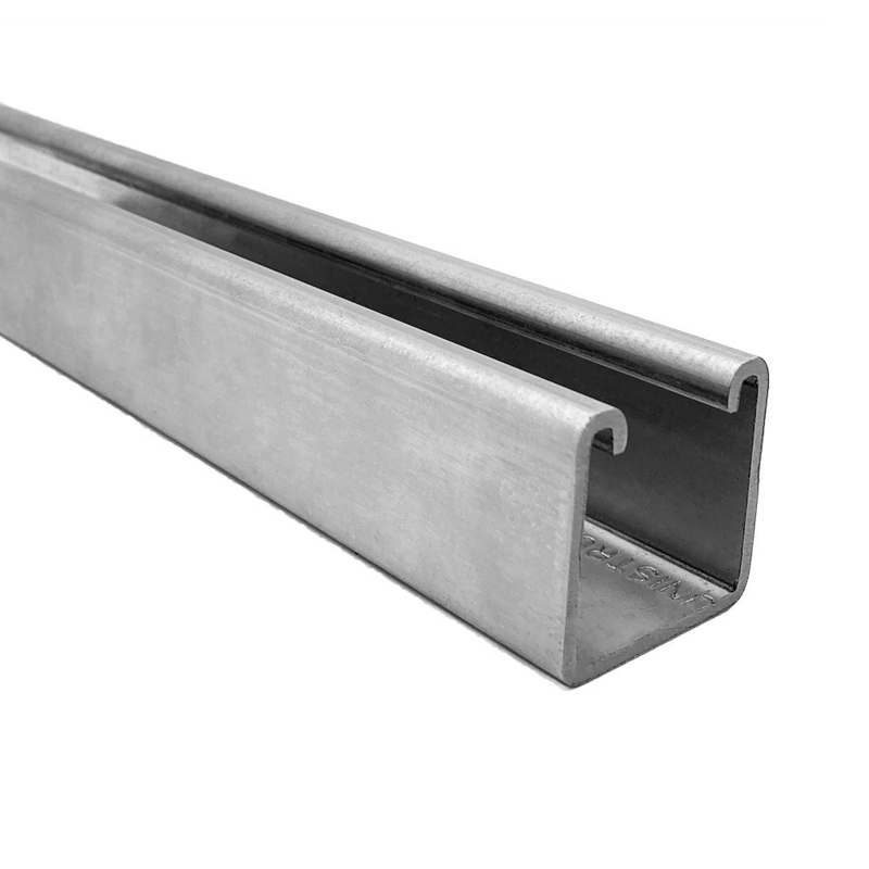 Acier à chaîne MS U de haute précision 100*50*5 mm Acier SS doux C-channels avec finition TSHS/2B