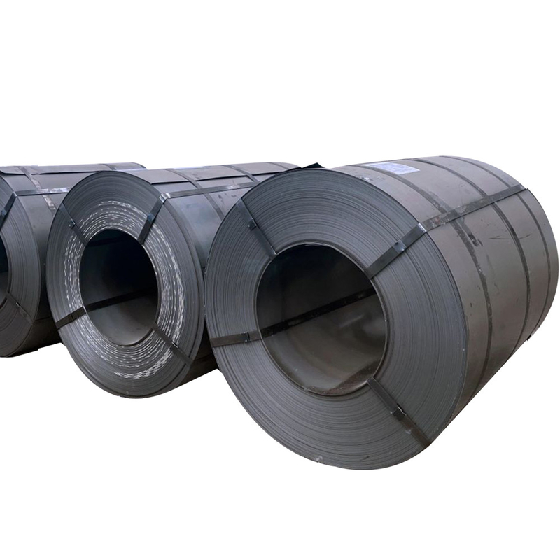 Coil noir en acier au carbone Q195 St37 Q275 Q295 Q235 Q355 St52 S45c Ventes d'usine HRC Ms Coil doux laminé à chaud en acier à faible teneur en carbone