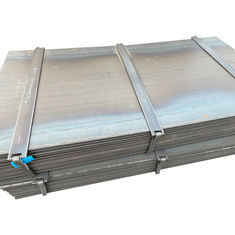 Plat laminé à chaud de feuille d'acier doux de l'acier ST37 ST52 du noir Q235B Q355B de feuille d'acier au carbone