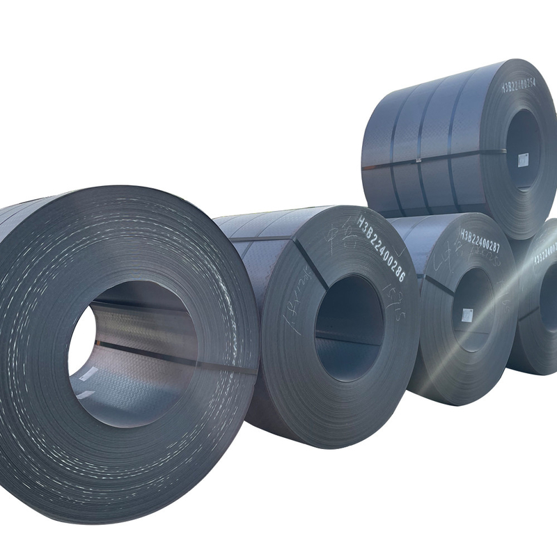 Noir de haute qualité Q195 Q215 Q235 Q255 Q275 Largeur 1m 1,5m 2m Fabrication bobine en acier au carbone laminée à chaud