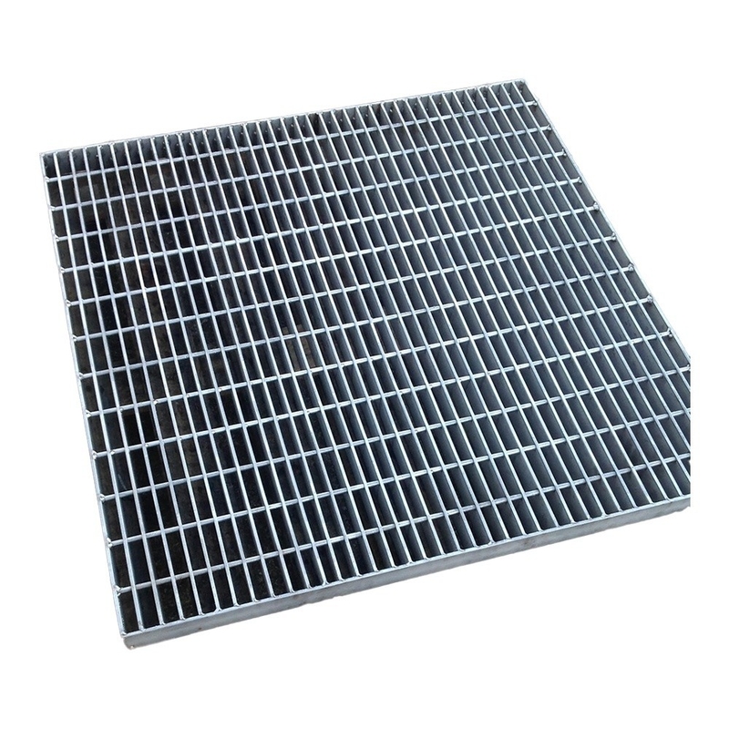 Grilles de plancher en acier lourd/grilles de grille rondes en acier/béton grilles en acier pour plaque de couverture de fossé