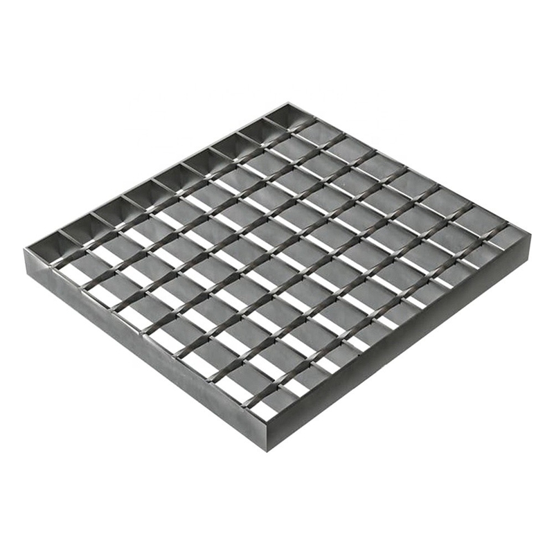 Grille en acier au carbone galvanisé trempé à chaud pour la plate-forme de marchepied Plaque de pied avec des coûts de prix bon marché
