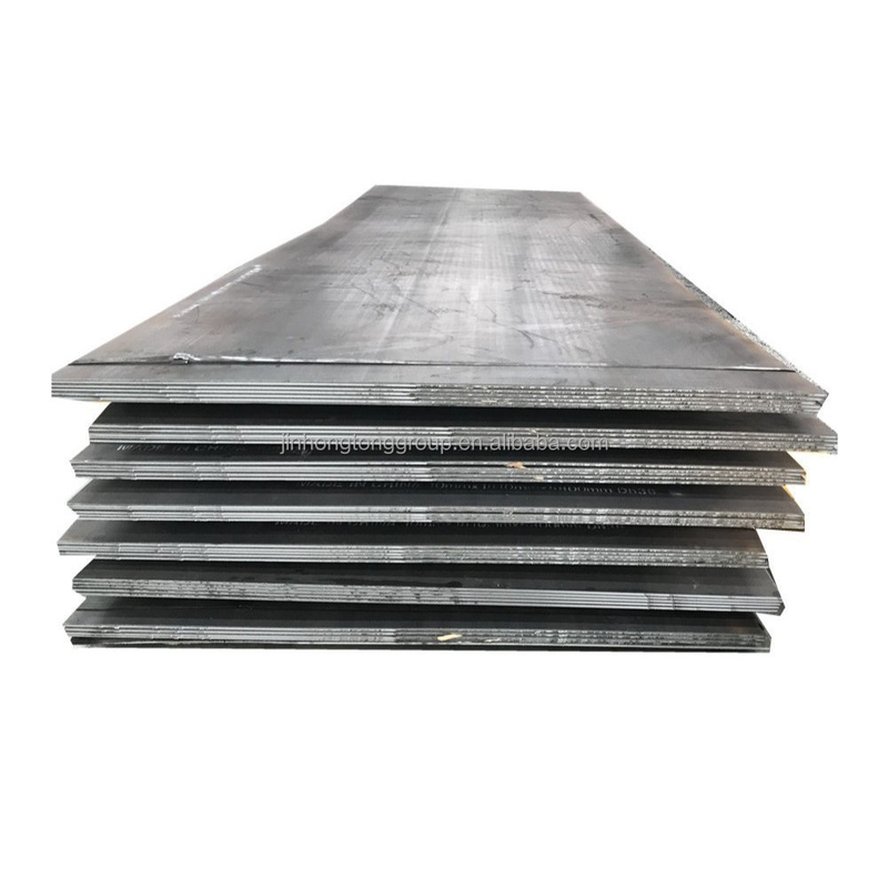 ASTM A572 A36 Q235 Q345 80 mm Ss400 S275jr hrc Ms Plaque d'acier doux au carbone laminée à chaud Ss355jr St37 Métal de fer noir