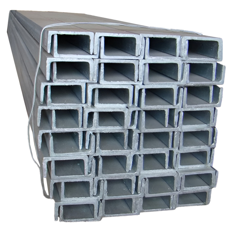 Fabricant chinois DIN EN10025 S235J2G3/G4 Acier galvanisé en aluminium pour les canaux U &amp; C - canaux structurels de haute qualité