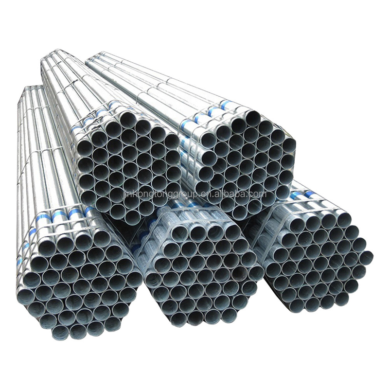 Vente à chaud tubes galvanisés zinc 40g 60 * 2mm rond tubes en acier galvanisé pour la construction